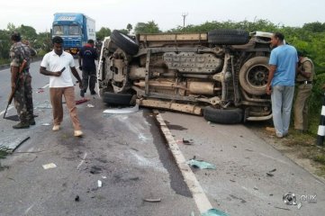 Nandamuri Harikrishna Accident Photos